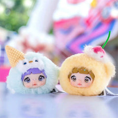 Nommi 100% Sweetness Series Kawaii Plush Doll Keychain Blind Box (1pc) Simple Nommi