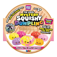 RMS® Tie Dye Mystery Bao Bun 4" Dumpling Squishy Fidget Toy (1pc)