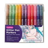 TouchHero - Glitter Pen Markers - 12pk Simple TouchHero
