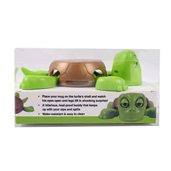 3D Treasures Turtle Coaster 3D Printed Water-Resistant Animated Drink Coaster Simple Exclusive