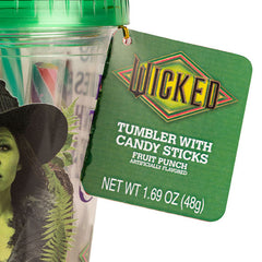 Wicked "Two Halves Heart" Mini Dome Tumbler Filled w/ Candy Sticks (48g)