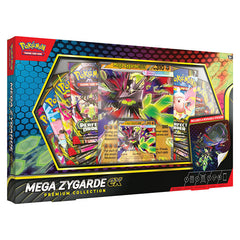 Pokémon TCG: Mega Zygarde ex Premium Collection Box (8 Booster Packs + 2 Bonus Promo Cards) Simple Pokémon