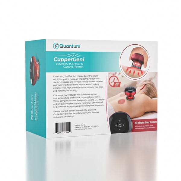 Quantum™ CupperGeni | Red Light Cupping Massage Device Simple Showcase 