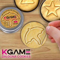 KGAME Dalgona Cookie Tin (2 Cookies) | #DalgonaChallenge | Ships Nov | B3G1 FREE Simple Showcase