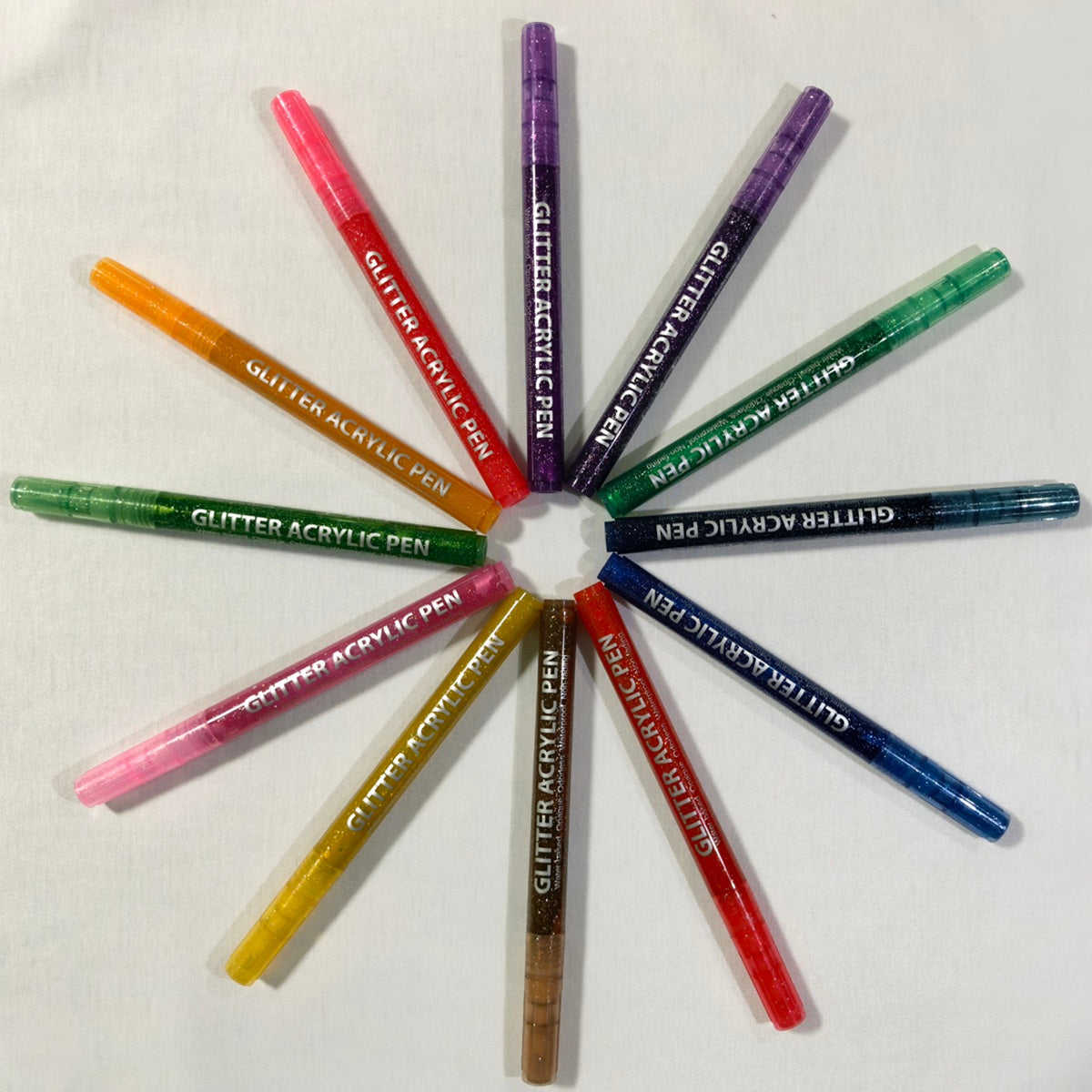 TouchHero - Glitter Pen Markers - 12pk