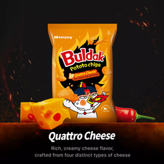 Samyang Buldak Quattro Cheese Potato Chips Simple Lay's 