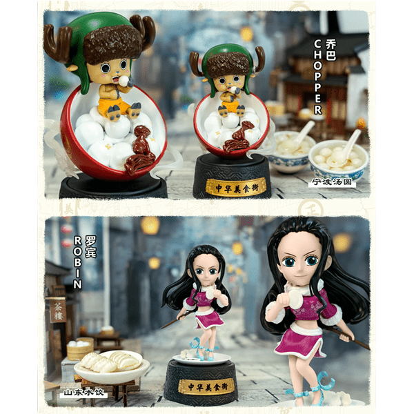 One Piece - Chinese Food Series Blind Box (1pc) Simple Showcase 