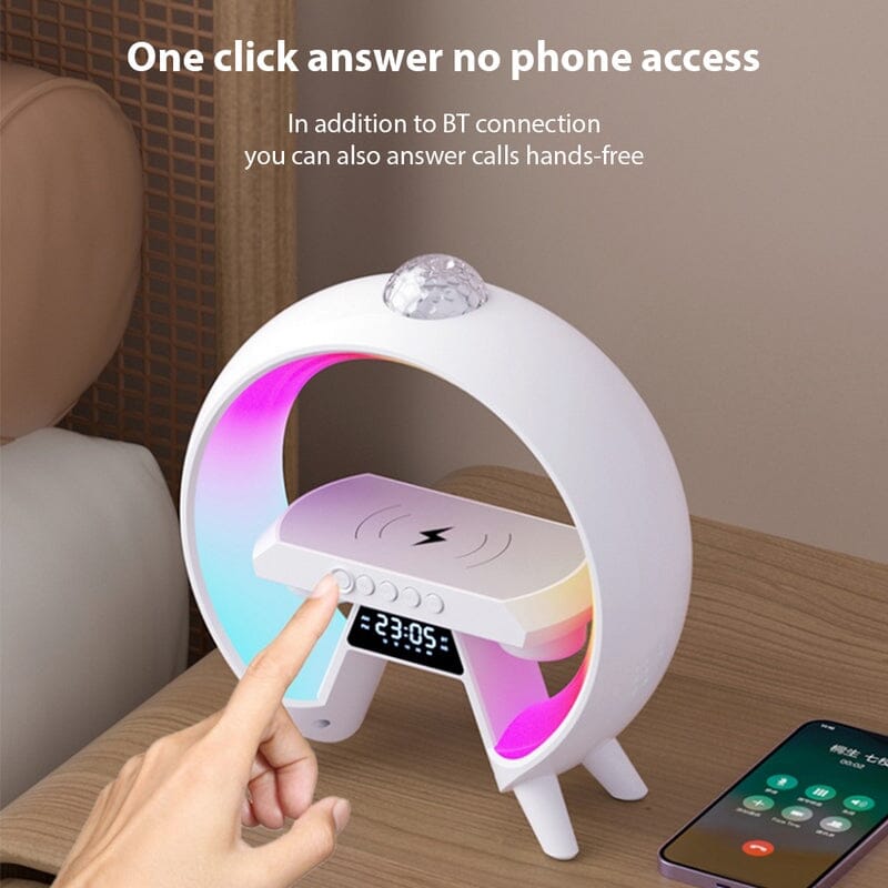 SonicVibes: 3-in-1 Triotunes Bluetooth Speaker and Wireless Charger Simple SonicVibes 