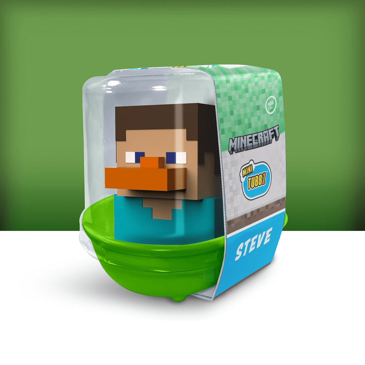 tubbz　マインクラフト　スティーブとクリーパー TUBBZ: Minecraft - Steve Rubber Duck Figure (Mini Edition
