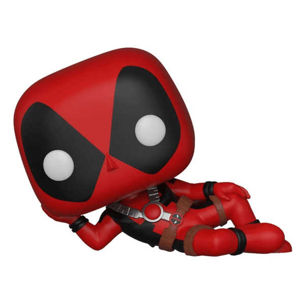 Funko Pop! Marvel: Bobble Head - Lazy Deadpool (Parody) Simple Funko 