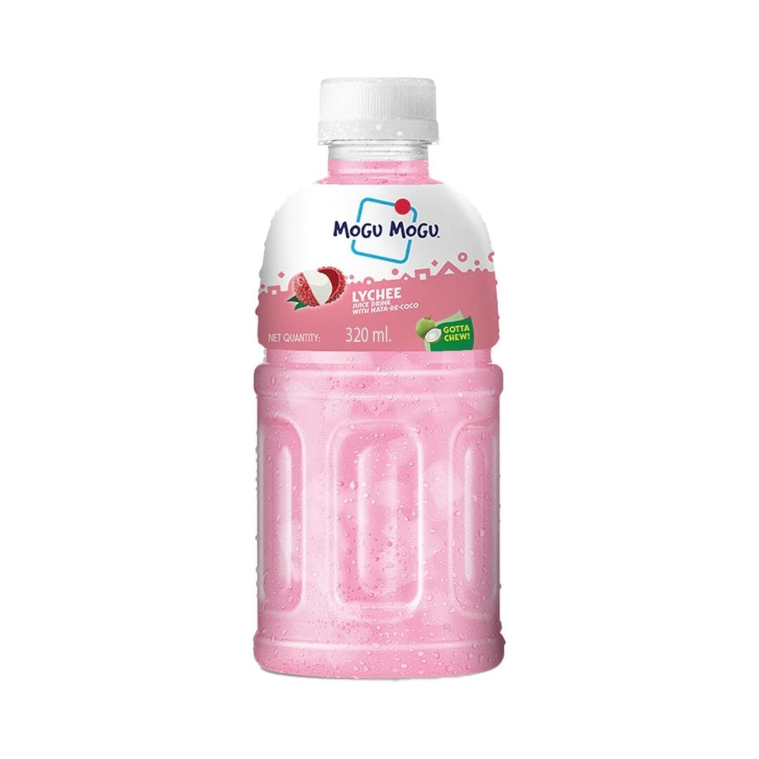 Mogu Mogu Lychee Juice Drink, 320 ml Simple Mogu Mogu 