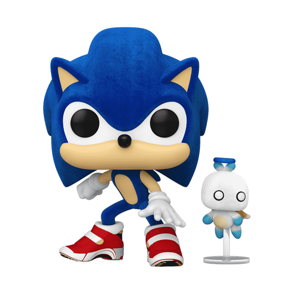 Funko Pop! Games: Sonic - Sonic with Hero Chao Flocked Figure