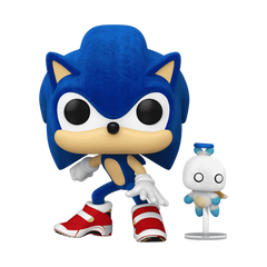 Funko Pop! Games: Sonic - Sonic with Hero Chao Flocked Figure