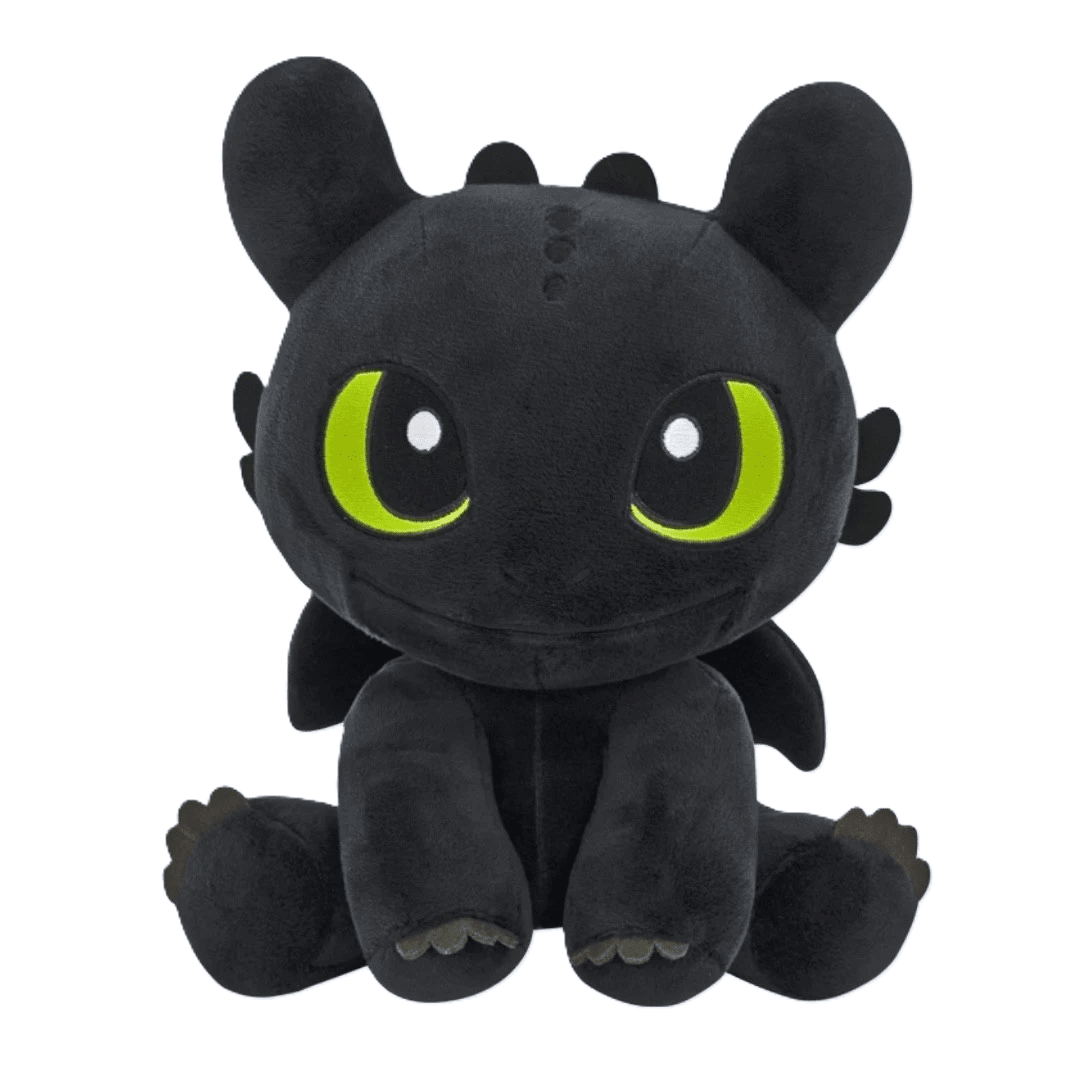 How To Train Your Dragon: Plush Toy 10" - Toothless Cute Simple How to Train Your Dragon 