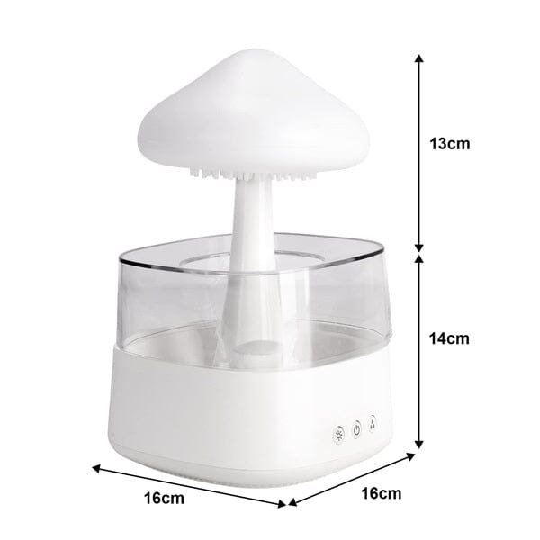 Esencia SerenceMists: (800mL) 4-in-1 Rain Cloud Humidifier Simple Showcase 
