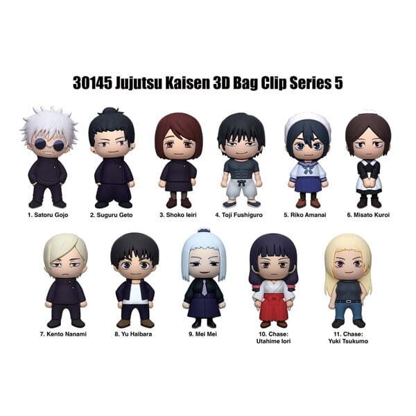 3D Anime: Jujutsu Kaisen Foam Bag Clip Series 5 (1pc) Simple Jujutsu Kaisen 