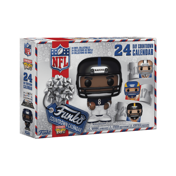 Funko Pocket POP! NFL: 24-Day Advent Calendar (2024) Figures