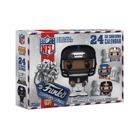 Funko Pocket POP! NFL: 24-Day Advent Calendar (2024) Figures