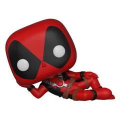 Funko Pop! Marvel: Bobble Head - Lazy Deadpool (Parody)