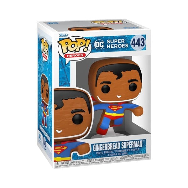 Funko Pop! Heroes: DC Holiday - Gingerbread Superman Simple Funko 