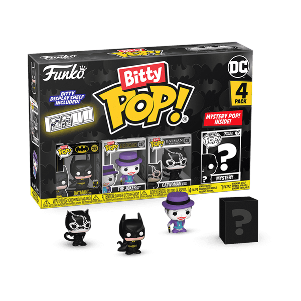 Funko Bitty Pop! DC: Batman 85th Anniversary 4-Pack (Ships Assorted) Simple Funko 