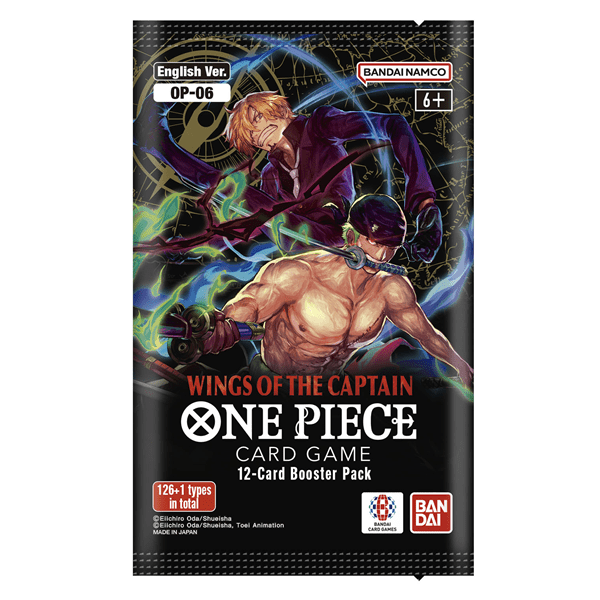 One Piece (OP-06): Wings of the Captain Sleeved Booster Pack One Piece (OP-06): Wings of the Captain Sleeved Booster Pack