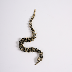 Mystic Metal: Articulated Snake Figure