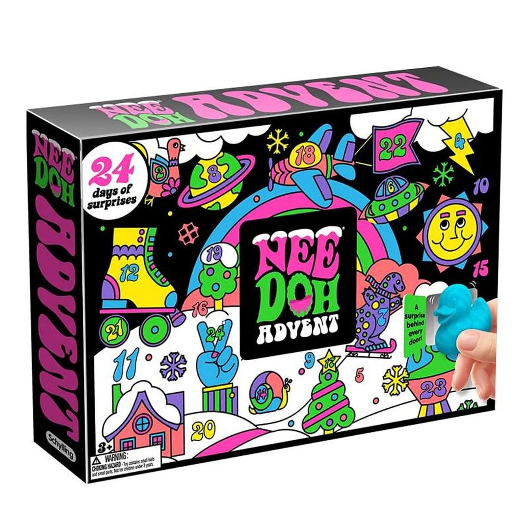 NeeDoh Squishmas 2026 Advent Calendar Simple Nee Doh 