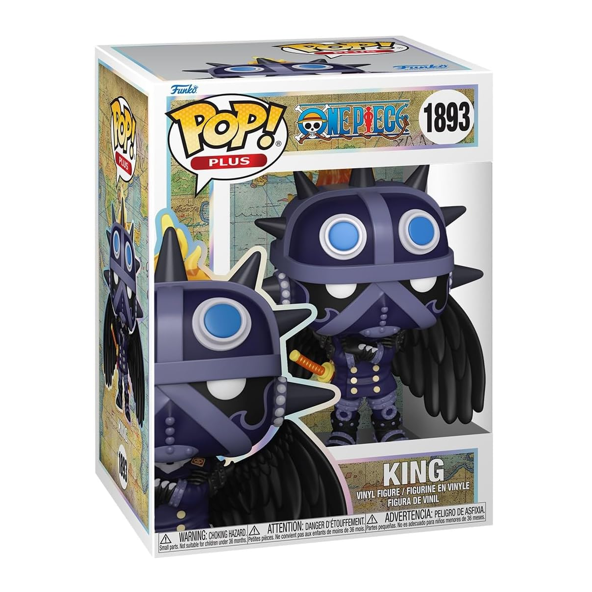 Funko Pop Plus! Anime: One Piece – King Vinyl Figure
