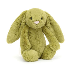 Jellycat: Bashful Moss Bunny Stuffed Animal - Medium Simple Jellycat 