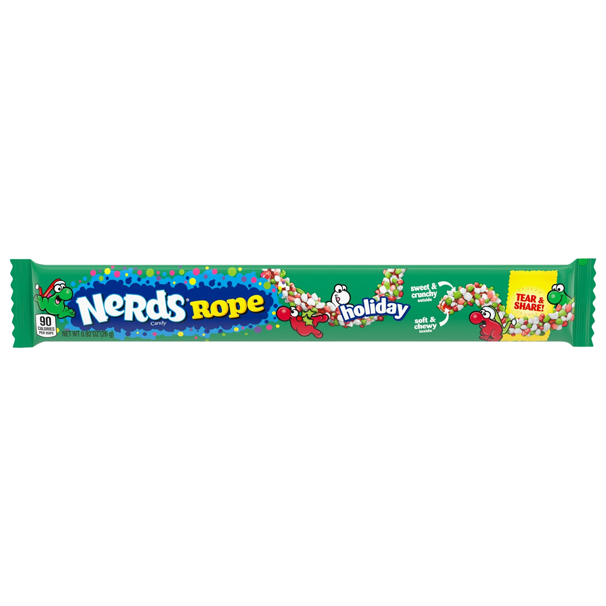 Nerds Rope Christmas Candy - .92oz