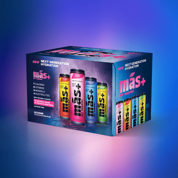 MÁS+ by Lionel Messi - The GOAT Drink | Ships Assorted Simple Showcase 