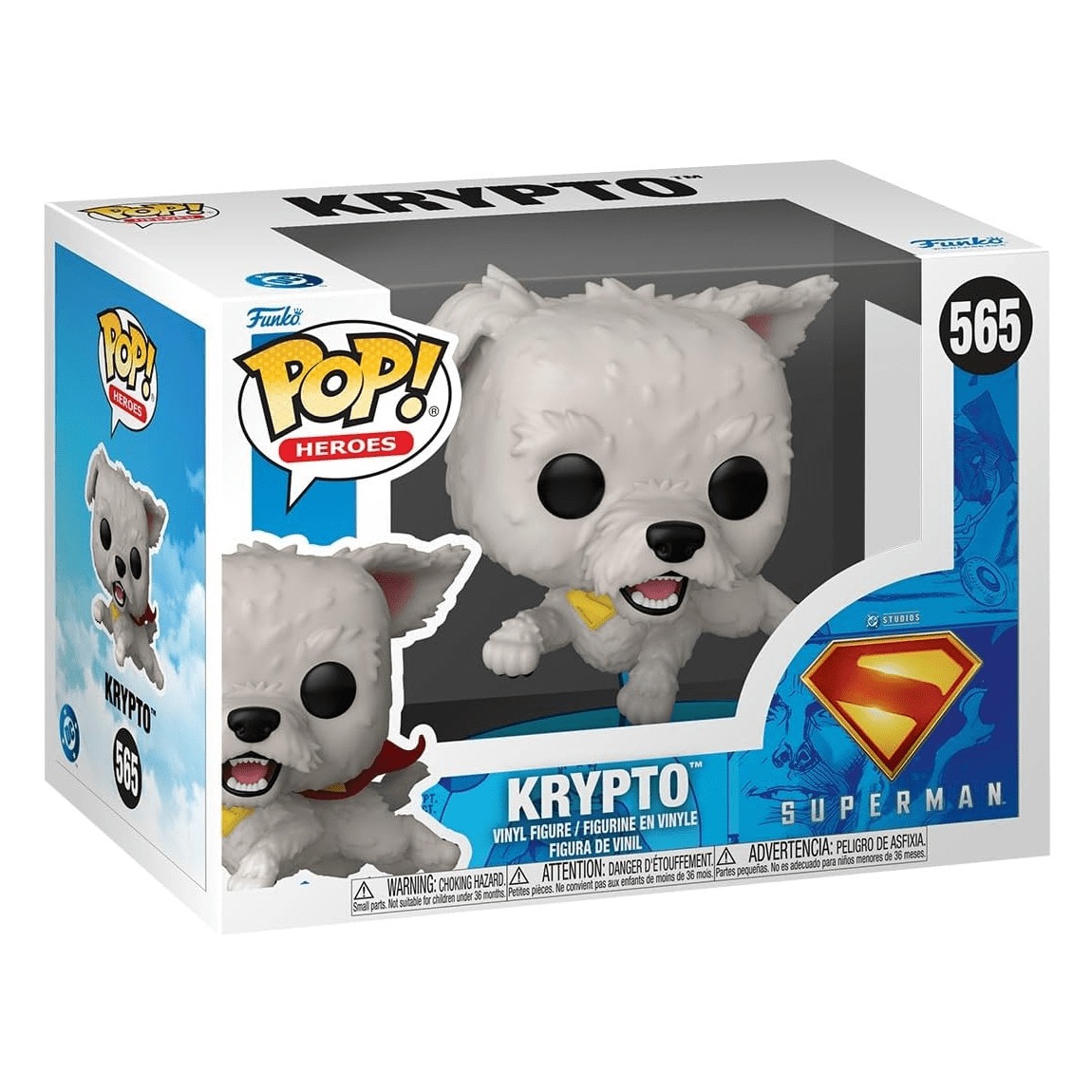 Funko Pop! Heroes: DC Superman 2025 – Krypto Vinyl Figure Simple Funko 