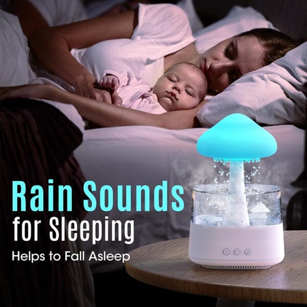 Esencia SerenceMists: (800mL) 4-in-1 Rain Cloud Humidifier Simple Showcase 