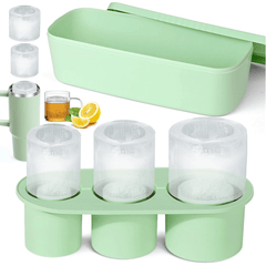 HydriEase Cup Ice Mold: Sip Effortlessly with Perfect Center Hole Simple Showcase 