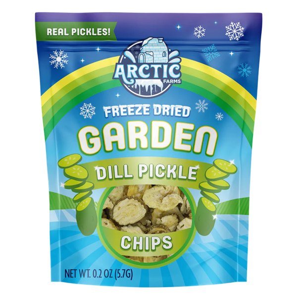 Arctic Farm: Freeze Dried Garden Dill Pickle Chips (5.7gm)