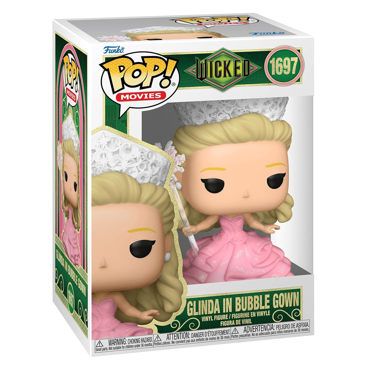 Funko POP! Movies: Wicked - Glinda in Bubble Gown Simple Funko 