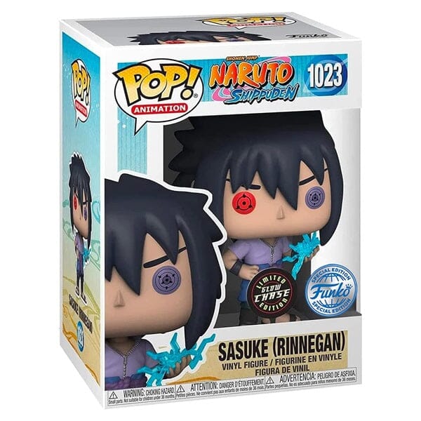 Funko Pop! Naruto Sasuke Rinnegan w/ Chase Figure Simple Showcase 