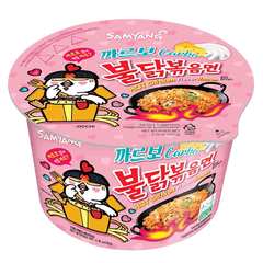 Samyang Buldak Hot Chicken Carbonara Ramen Bowl (105g) Simple Showcase 