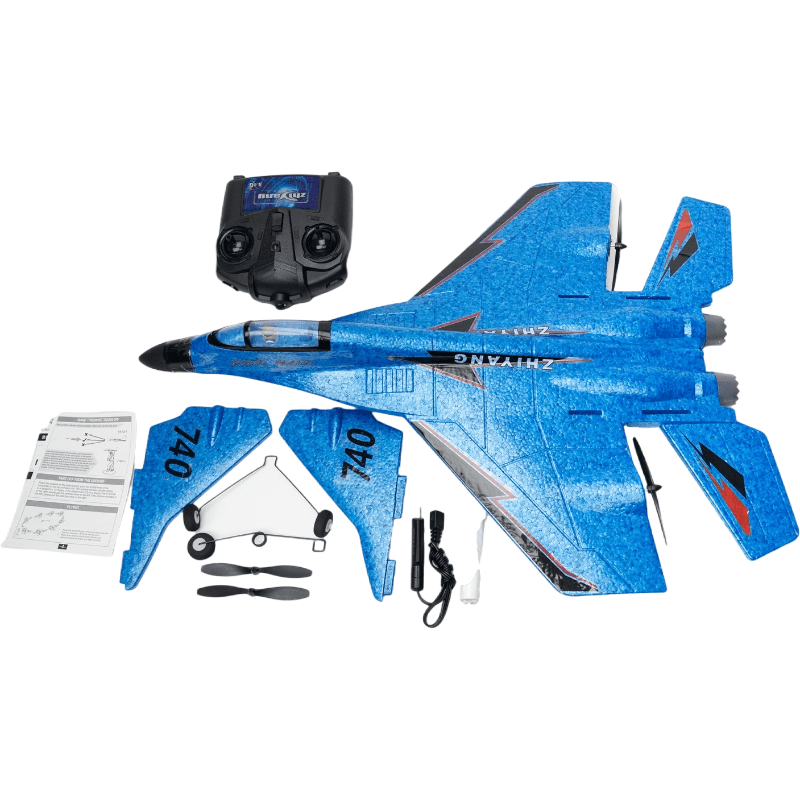 Topwinger: 2.4G Remote Control Fighter Jet with Extra Battery Simple Showcase 