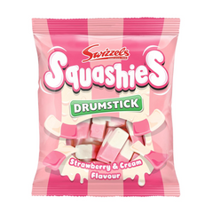 Swizzels Squashies Strawberry and Cream - 120g Imported From England