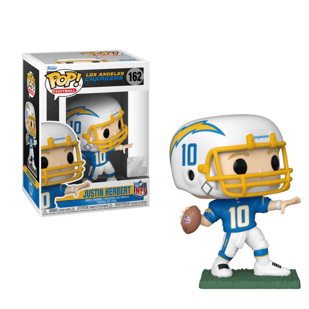 Funko Pop! NFL: Chargers- Justin Herbert (Home Uniform)