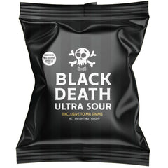 Mr. Simms Sweet Shoppe: Black Death Ultra Sour Hard Candy (Imported From England)