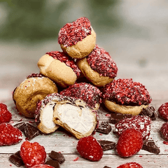 Base Camp Treats: Freeze Dried Raspberry Cream Puffs (28g) Simple Showcase 