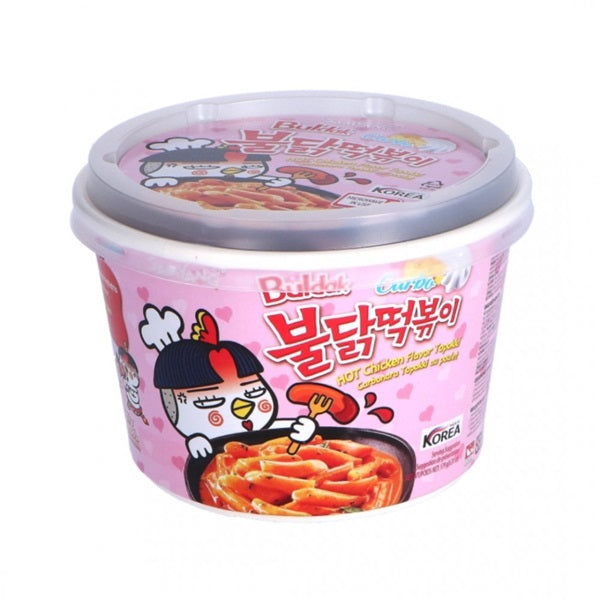 Samyang Buldak Hot Chicken Carbonara Topokki (179g bowl)