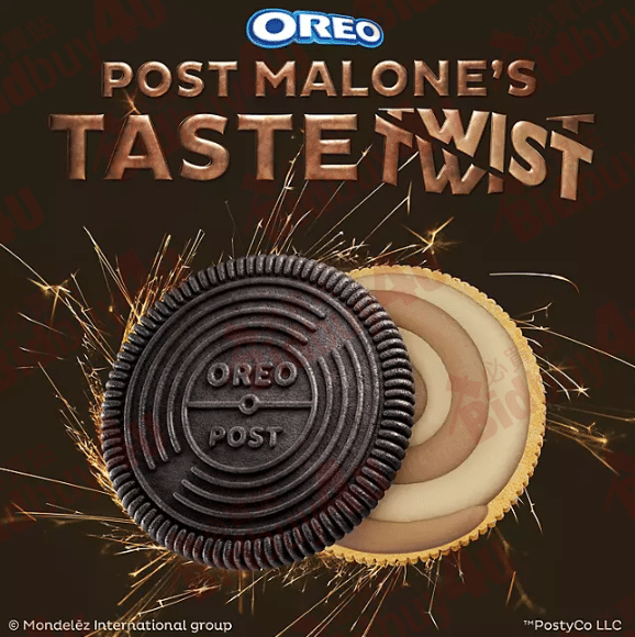 OREO Post Malone Double Stuffed Cookies 2pc Assorted Pack