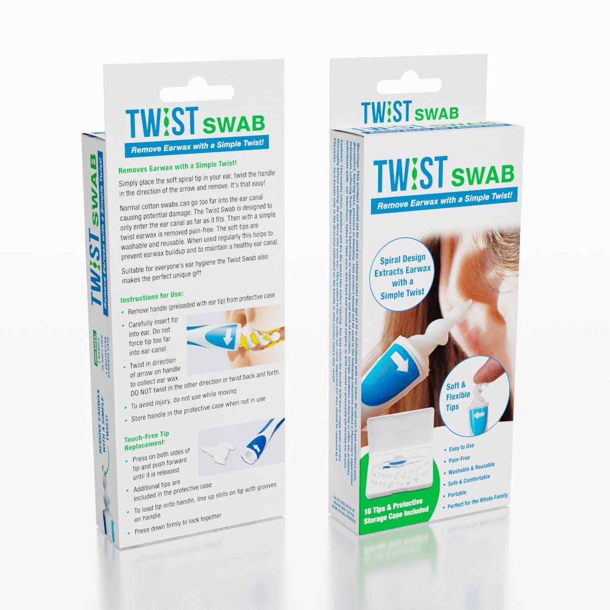 Twist Swab Earwax Remover Simple Showcase 