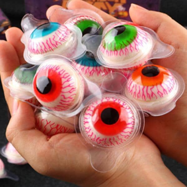 GummiYums! EyeBallz & SportBallz (8pc) | Marshmallow Candy W/ Sour Fruity Centre | Ships Nov Preorder Showcase 