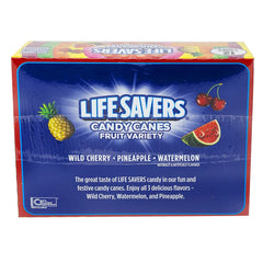 Life Savers Fruit Variety Candy Canes 12 Pieces - 5.3oz