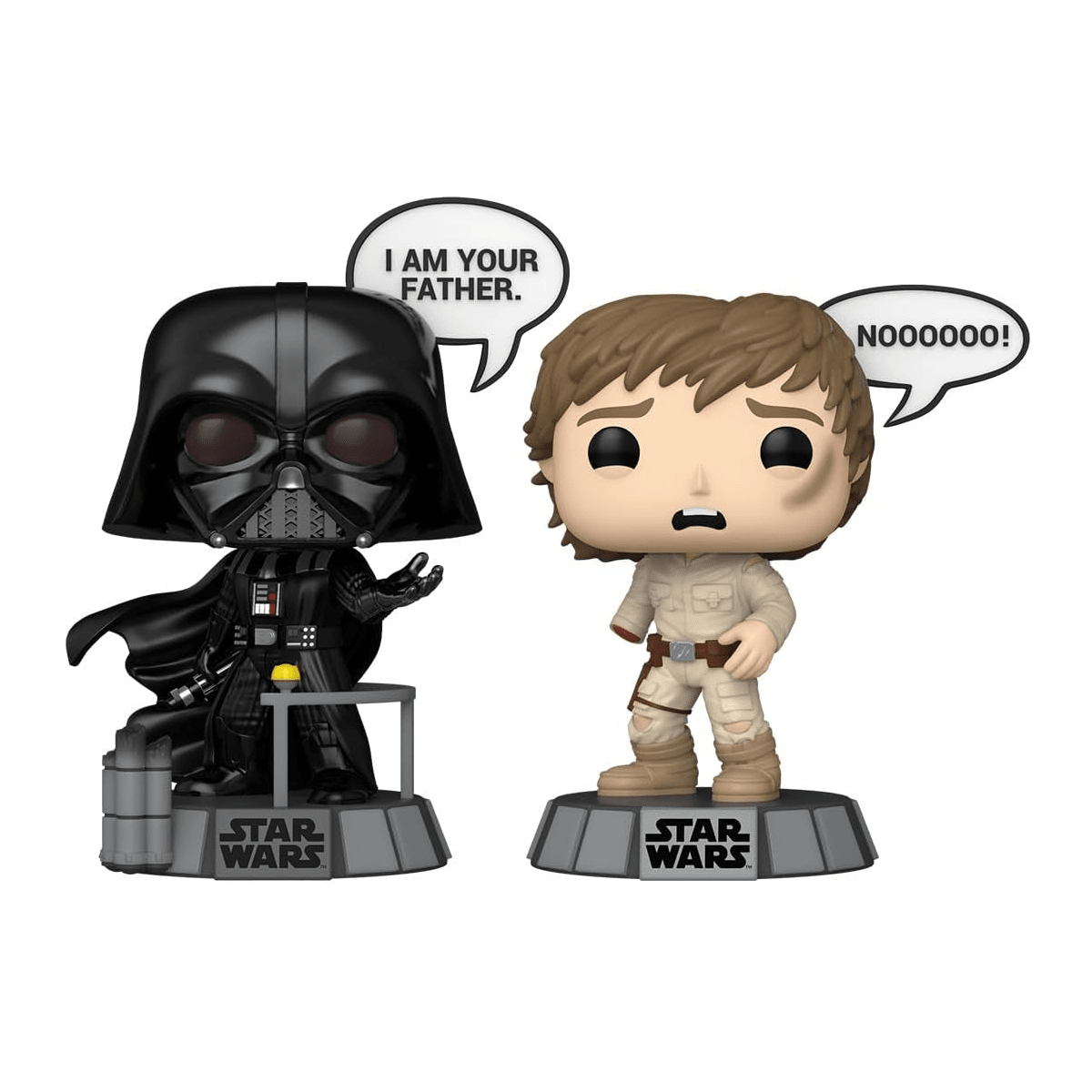 Funko Pop! Star Wars: Darth Vader & Luke Skywalker 2-Pack Simple Funko 